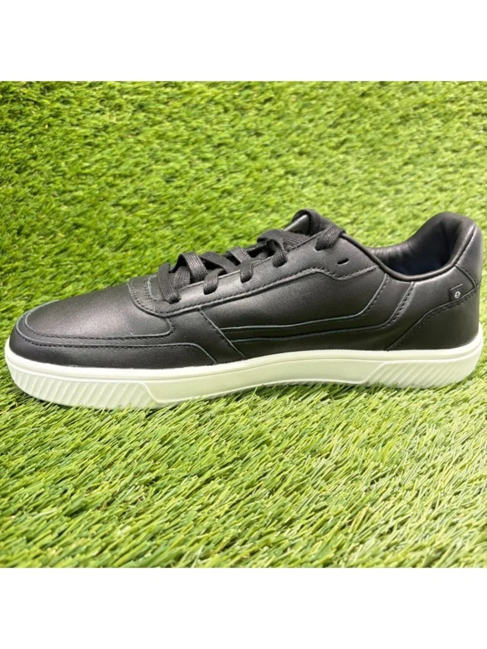 Flux Footwear Adapt Leather Trainer Black Mens Size 10 Athletic Shoes Sneakers